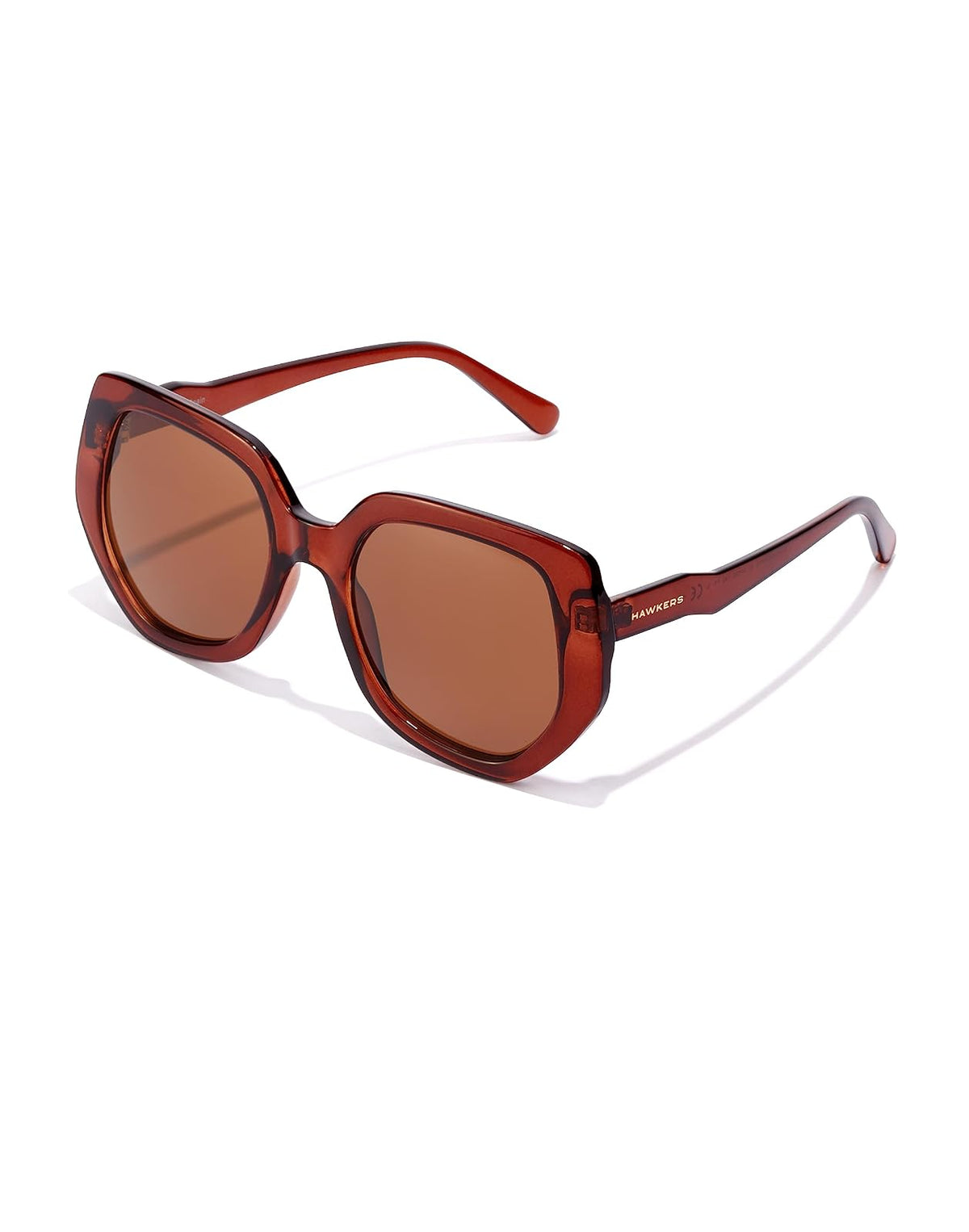HAWKERS Lentes de Sol MIA para Hombre y Mujer - Talla Única - Solid Caramel · Caramel Brown