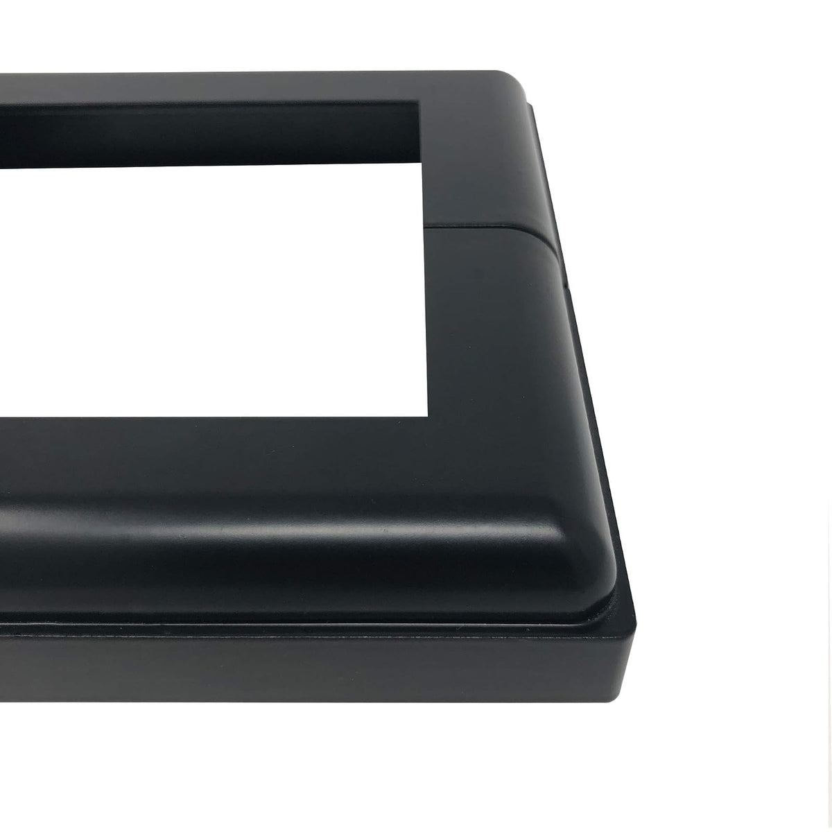 Nuvo Iron ADPBS6 - Base de falda de aluminio para postes de 6 x 6 pulgadas, 1 unidad (paquete de 1), color negro