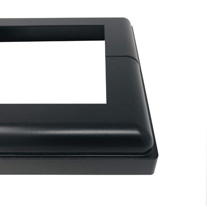 Nuvo Iron ADPBS6 - Base de falda de aluminio para postes de 6 x 6 pulgadas, 1 unidad (paquete de 1), color negro