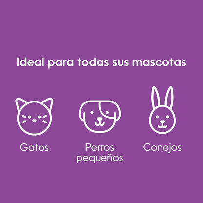 Litter Genie Bote de Arena para Gatos XL + | Incluye un Recambio Jumbo Que Puede durar hasta 4 Meses, una Pala y un Soporte para Pala.