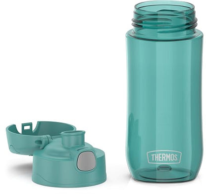 THERMOS FUNTAINER - Botella de hidratación de plástico de 16 onzas con boquilla, color aguamarina