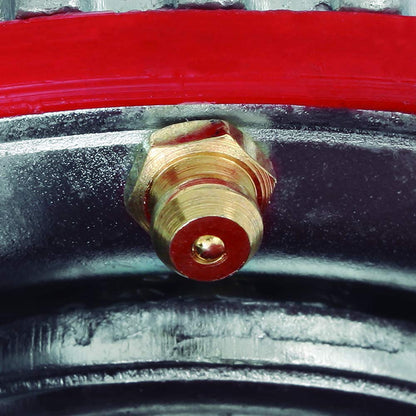 Dogotuls ZF5154 Rodaja para Andamio de Fierro con Poliuretano PU Giratoria con Freno, 6"