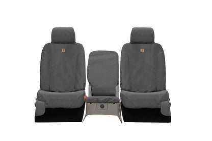 Covercraft Carhartt SeatSaver - Fundas de Asiento Personalizadas | Se Adapta a Ford F-150 2015-2018 | 1ª Fila 40/20/40 Asiento de Banco, Tela de Pato Grava