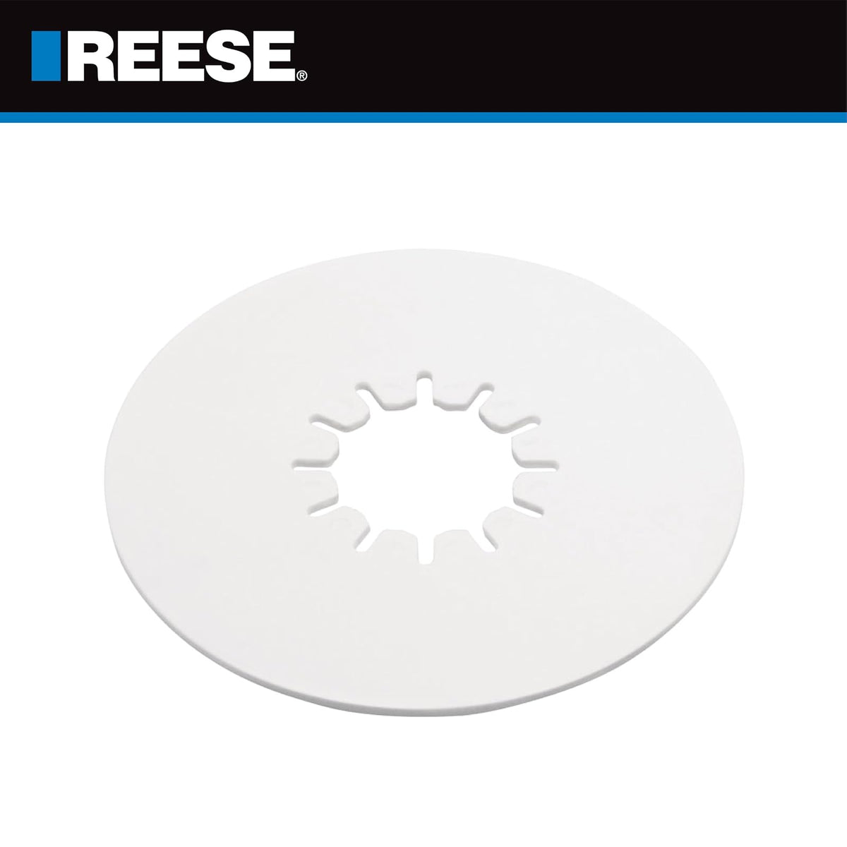 Reese Towpower 83002 - Placa de lubricante de Quinta Rueda, 10 Pulgadas Redonda, 3/16 Pulgadas de Grosor, Elimina la Necesidad de Grasa