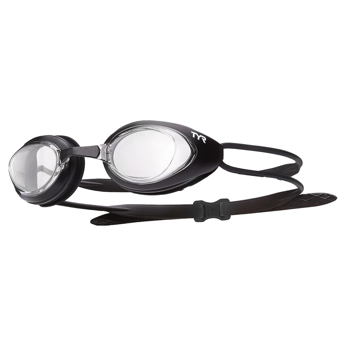 Blackhawk - anteojos de natación para Adultos sin Espejo - talla única - Clear Matte Black