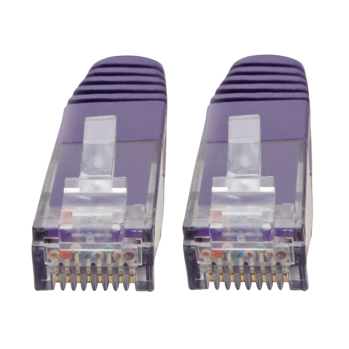 Tripp-Lite Cat6 N200-010-PU - Cable Conexión de Red Ethernet Moldeado, Púrpura, 3.05 m/10 ft