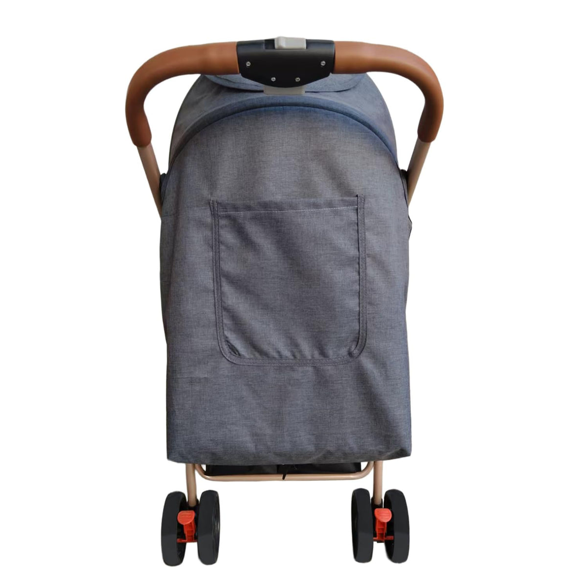 PRINSEL | Carriola Mónaco LX para Bebé | Gris | 0-3 Años | Plegado con Una Mano | 8 Ruedas | Manubrio Semi-Piel | Respaldo Ajustable | Canastilla Amplia