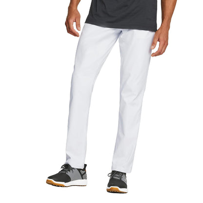 PUMA Golf Dealer Pantalón de 5 Bolsillos para Hombre - 34W x 30L - blanco (White Glow)