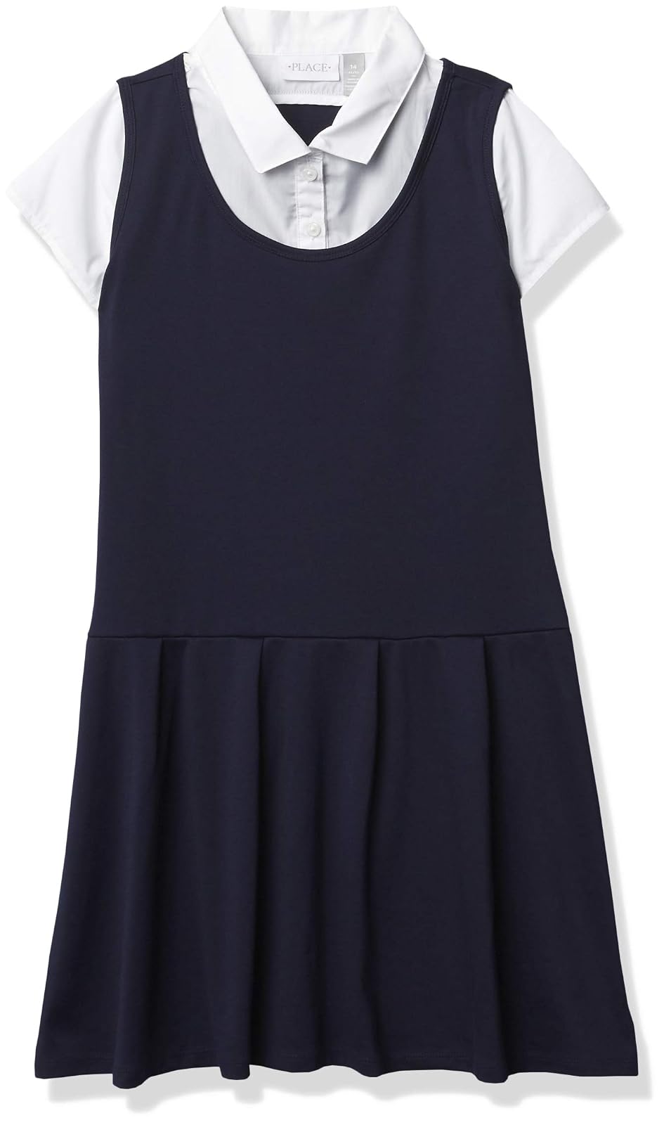 The Children's Place Vestido Ponte de Punto 2 en 1 Vestido para Niñas