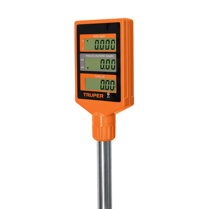 Truper BASE-40T Báscula electrónica multifunciones con torreta, 40 kg