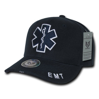 Rapid Dominance Unisex Adult Deluxe Embroidered Law Enforcement Caps - EMT Cross
