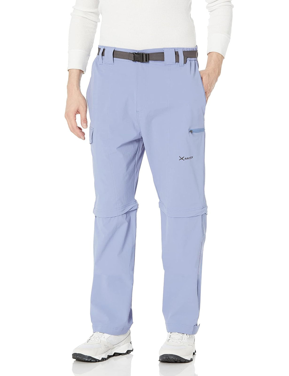 Arctix Cliff Pantalón Convertible para Hombre - regular - M - 32" entrepierna - Azul (Slate Blue)