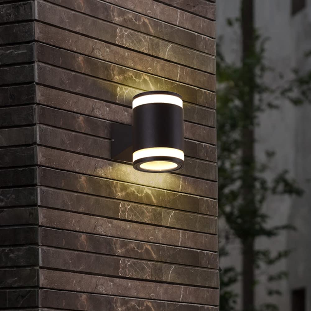 Tecnolite Lámpara de Pared Arbotante LED Exterior 6 W, Luz Suave Cálida, IP54, IK06, No atenuable, LED integrado