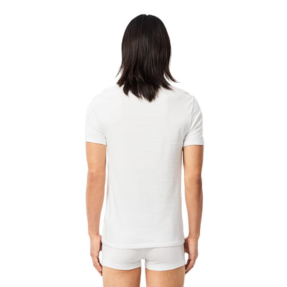 Lacoste Pack de 3 Playeras Cuello Redondo y Manga Corta de Algodón para Hombre