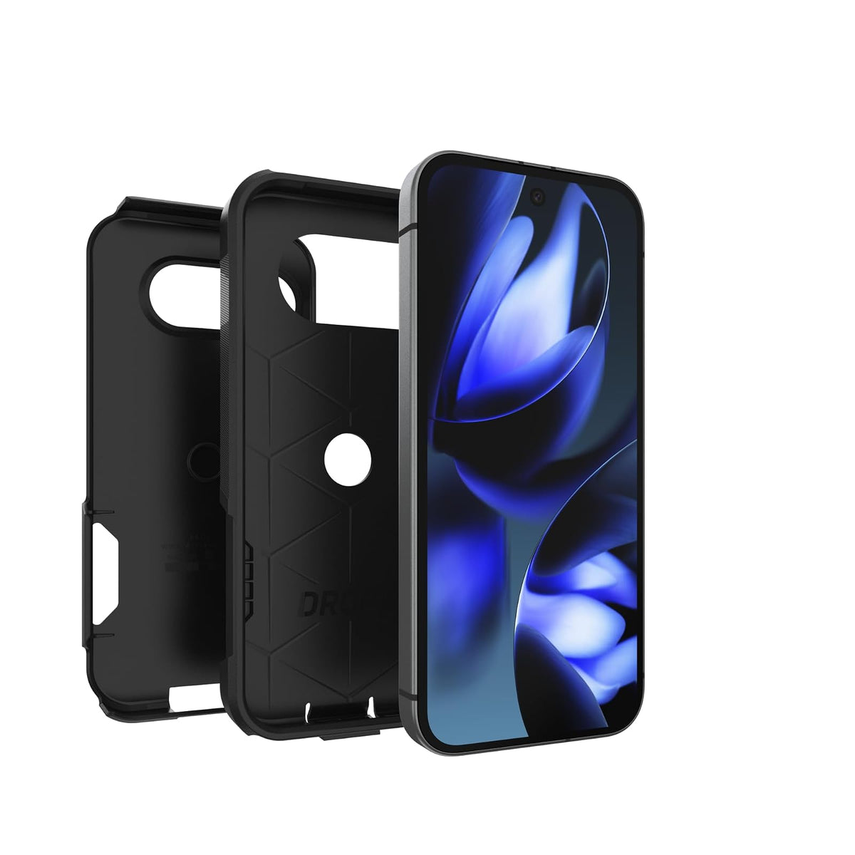 OtterBox - Funda para Google Pixel 9a Commuter Series, Color Negro, Delgado y Resistente, amigable con el Bolsillo, con protección de Puerto