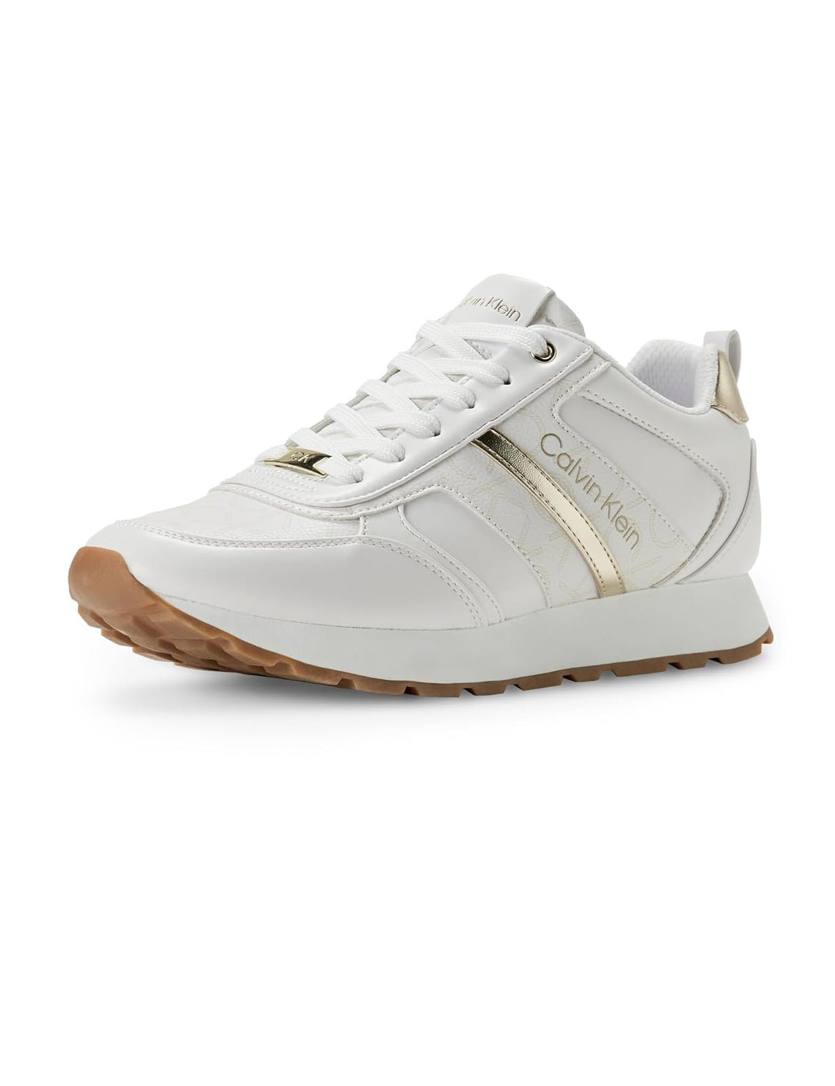 Calvin Klein Tenis Carlla con Agujetas para Mujer - 24.0 cm - Logo blanco 146