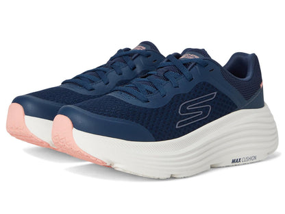 Skechers MAX Cushion Endeavour Tenis para Mujer - 25.0 cm - Azul Marino - Rosa