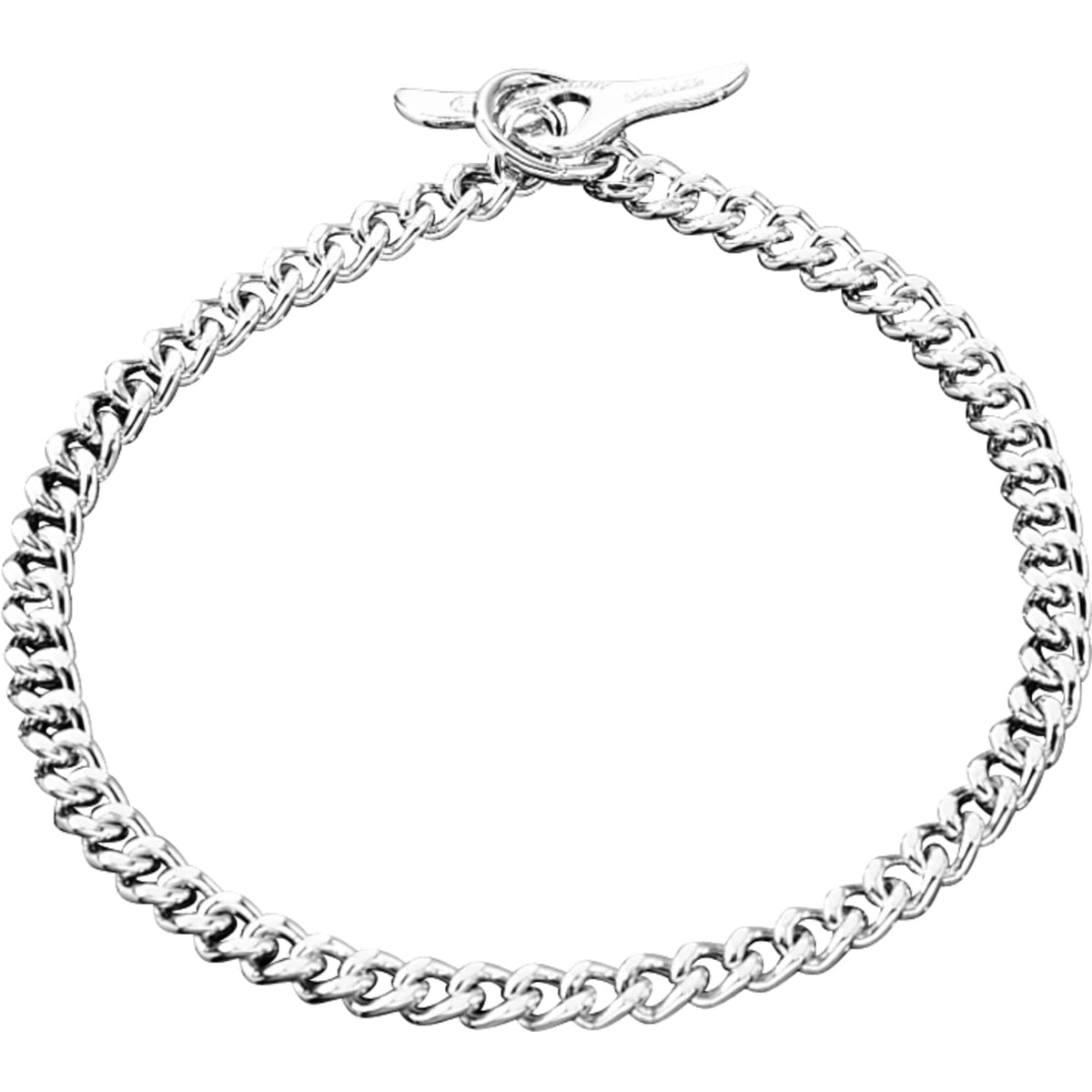 Collar Plano Mariposa En Acero 3.0 Mm / 65 Cm