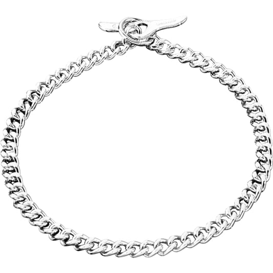 Collar Plano Mariposa En Acero 3.0 Mm / 65 Cm