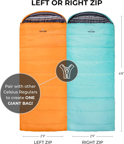 Teton Sports Celsius Regular -18C Bolsa de Dormir