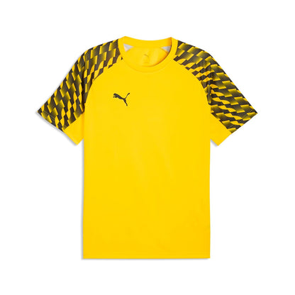 PUMA teamLIGA26 Jersey de Fútbol Transpirable - M - Faster Yellow-PUMA Black-PUMA Black