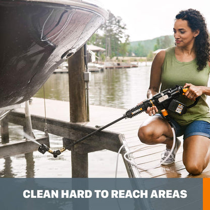 WORX Hydroshot Deluxe Kit de accesorios de limpieza - WA4072