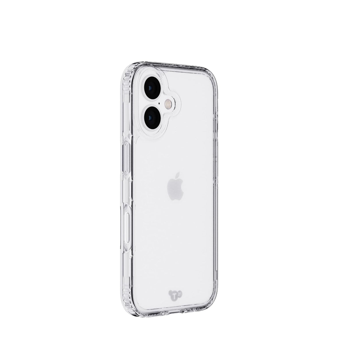 tech21 EvoClear - Funda Protectora contra Impactos para iPhone 16, Transparente