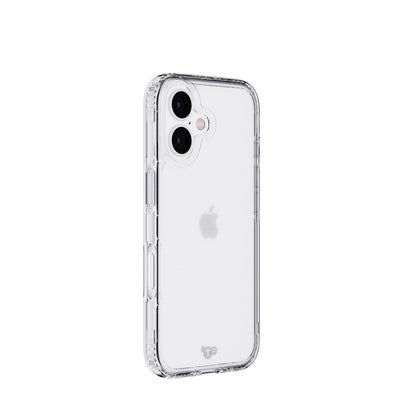 tech21 EvoClear - Funda Protectora contra Impactos para iPhone 16, Transparente