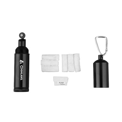 Coghlan's 2226 Pedernal para fogatas, Negro/Blanco