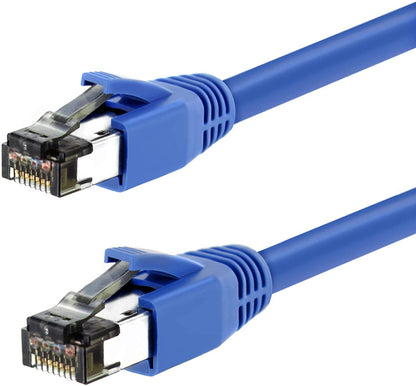 Nippon Labs 25Ft Cat.8 S/FTP Ethernet Network Cable 2GHz 40G Blue