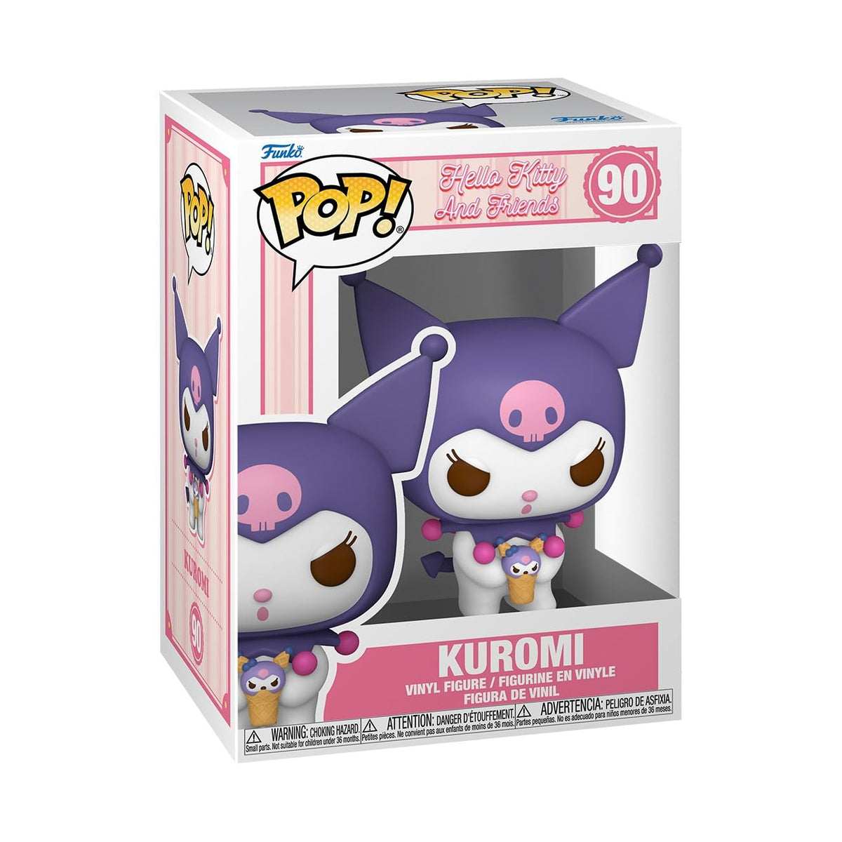 Funko Pop! Sanrio Hello Kitty and Friends, Figura de Vinilo Coleccionable - Kuromi