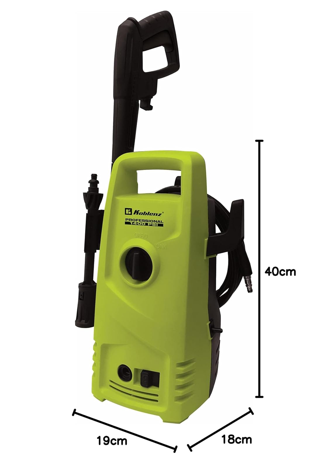 Koblenz Hidrolavadora 1400 Psi 5.5 Lt/Min 5 Accesor Hl-145 V