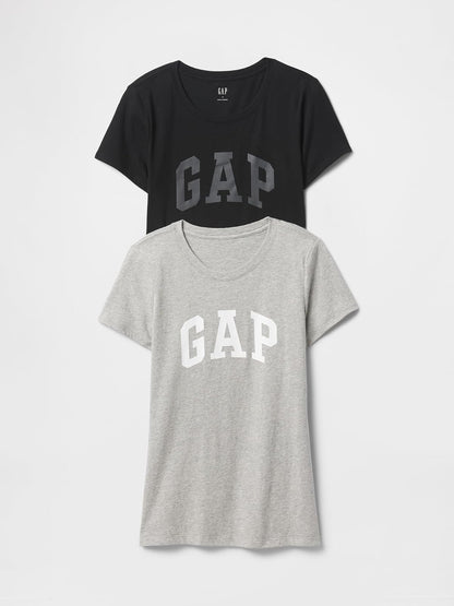 Gap Camiseta clásica con Logotipo Camiseta para Mujer