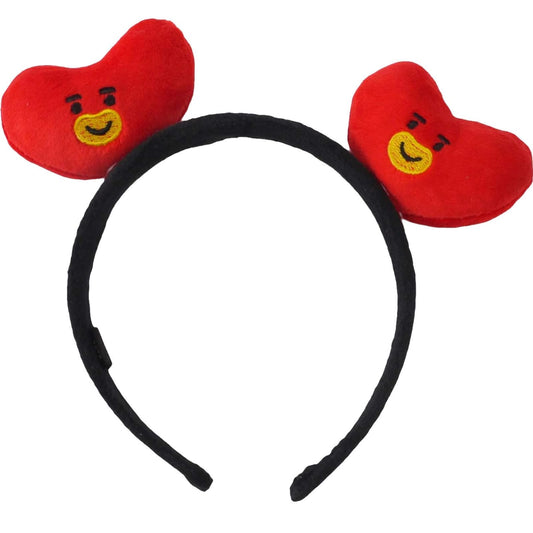 Concept One Bt21 Line Friends 3D - Diadema bordada de felpa para mujer Cinta del pelo para Mujer