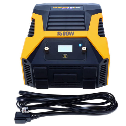 PowerDrive Plus PWD1500P Inversor de Potencia de 1500 W con tecnología inalámbrica Bluetooth(R) y Control Remoto