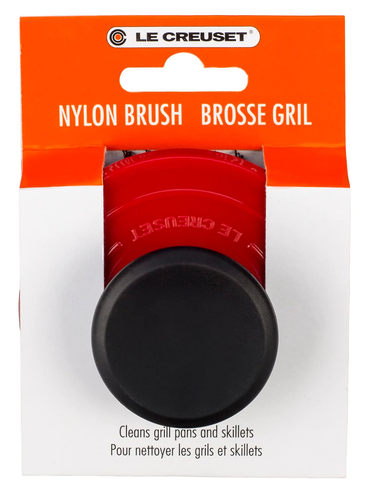 Le Creuset - Cepillo para Polvo de Nailon, 3 1/4 Pulgadas, Color Cereza