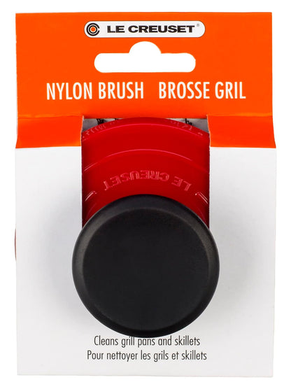 Le Creuset - Cepillo para Polvo de Nailon, 3 1/4 Pulgadas, Color Cereza