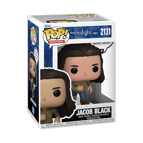 Funko Pop! Sayings: Twilight - Jacob Black | Mercancía Oficial - Figura de Vinilo Coleccionable para Decoración - Regalo de Cumpleaños para Fans