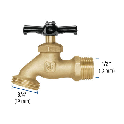 Foset LLJ-100, Llave para manguera latón 100 gr de 1/2"