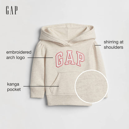 Gap Playtime Favorites - Sudadera con Capucha y Logotipo Sudadera para Bebé-Niñas