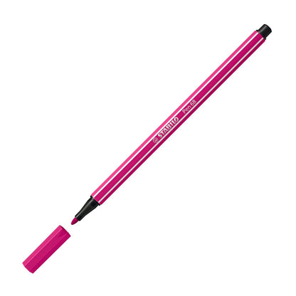STABILO Pen 68 - Bolígrafo de fibra premium - Zigzag de escritorio de 18 unidades, varios colores