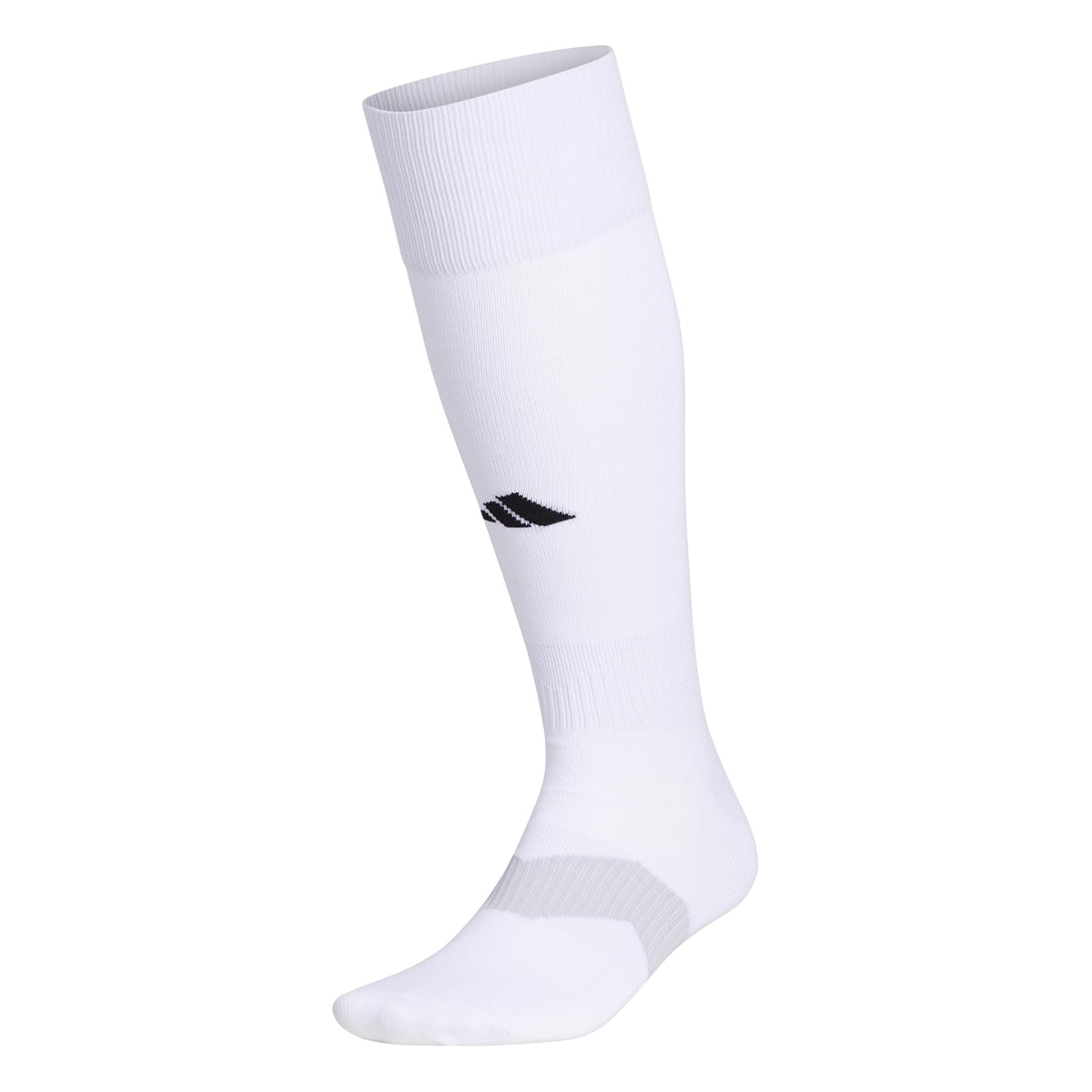 adidas Metro 6 Calcetines de fútbol (1 par) OTC Sock-Team Unisex adulto - G - blanco - gris claro - negro.