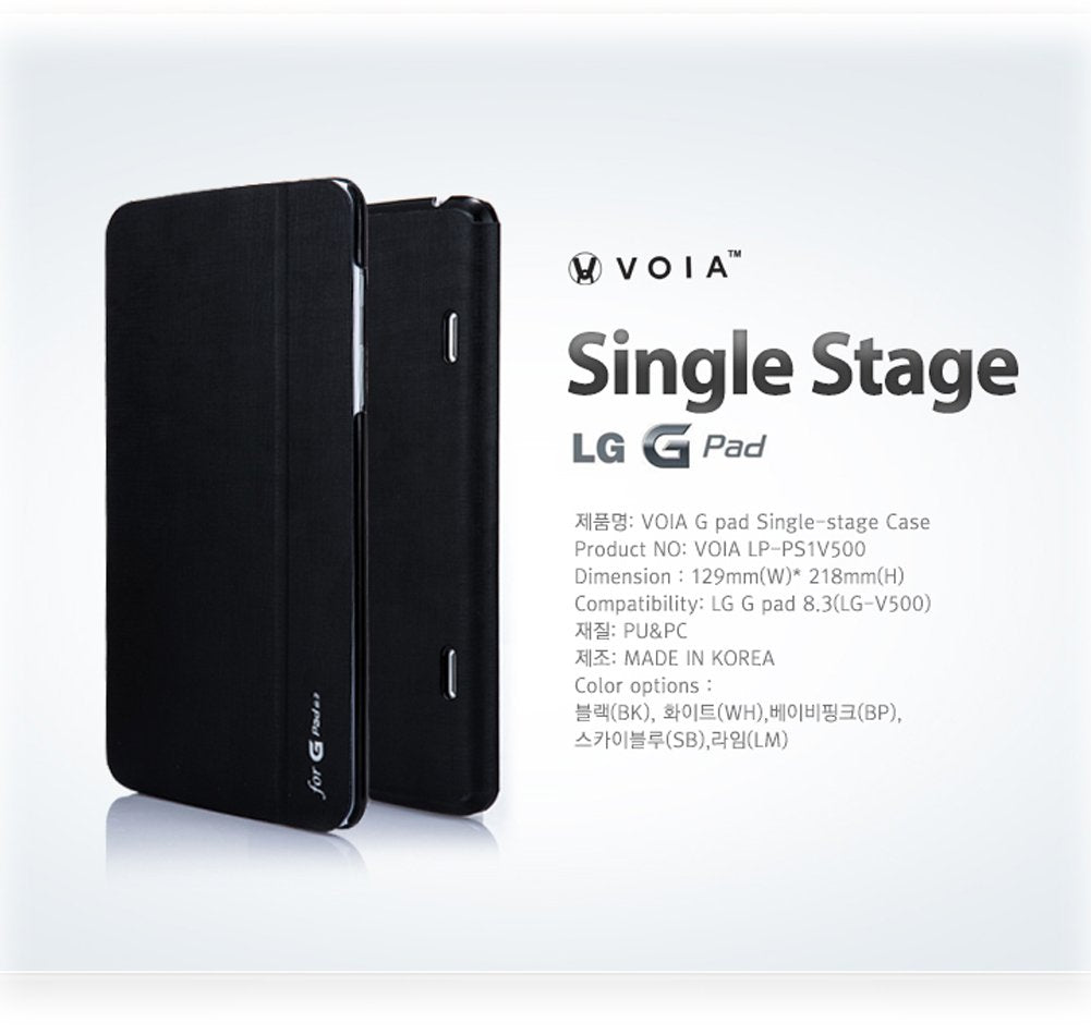 VOIA - Funda para LG G Pad 8.3, Negro