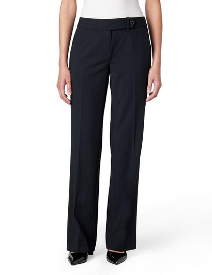 Calvin Klein Pantalón de Traje Pierna Recta para Mujer, Ajuste Clásico - Azul marino - 6