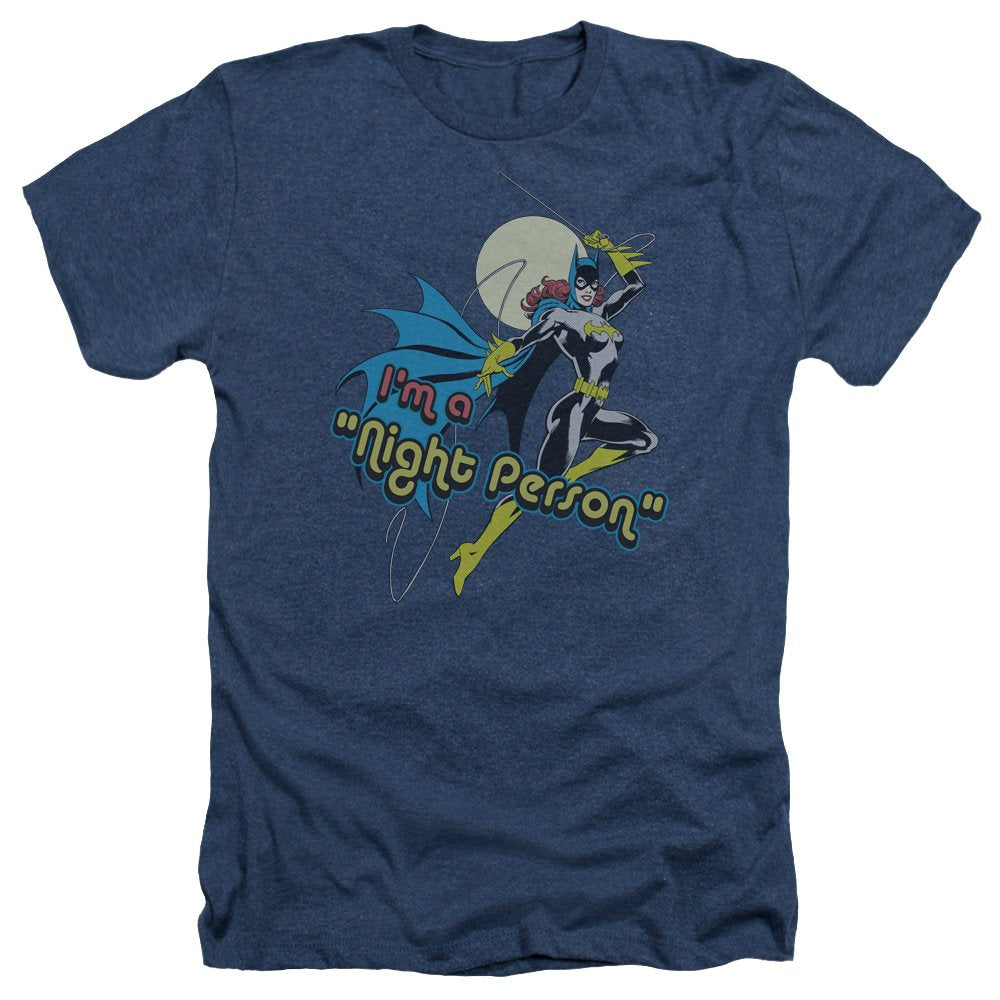 Trevco DC Batgirl Night Person Heather Adult T-Shirt PlayeraHombre