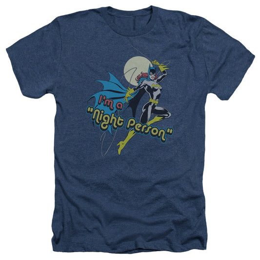 Trevco DC Batgirl Night Person Heather Adult T-Shirt PlayeraHombre