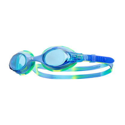 TYR Swimple Goggles de Natación Infantiles Tie Dye - Tie Dye Swimple - Blue - Green