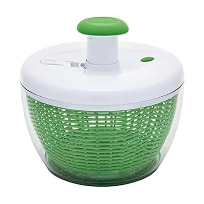 Farberware - Bomba giratoria profesional fácil de usar con tazón, colador y sistema de drenaje integrado para ensaladas y productos frescos, crujientes y limpios, 6.6 cuartos de galón, verde