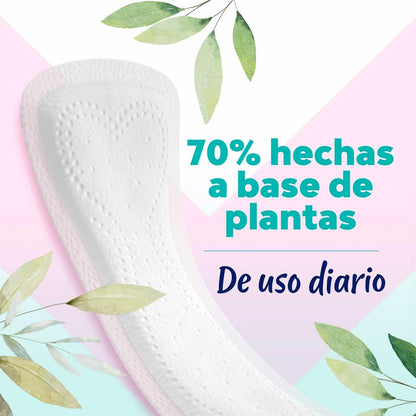 Regio Luxury Almond Touch - Papel Higiénico, Hojas Dobles, 18 Rollos + Saba Diarios Sensiti-v, Protectores Diarios Largos, 40 Piezas, Color, 40 Count, Pack of/Paquete de 1