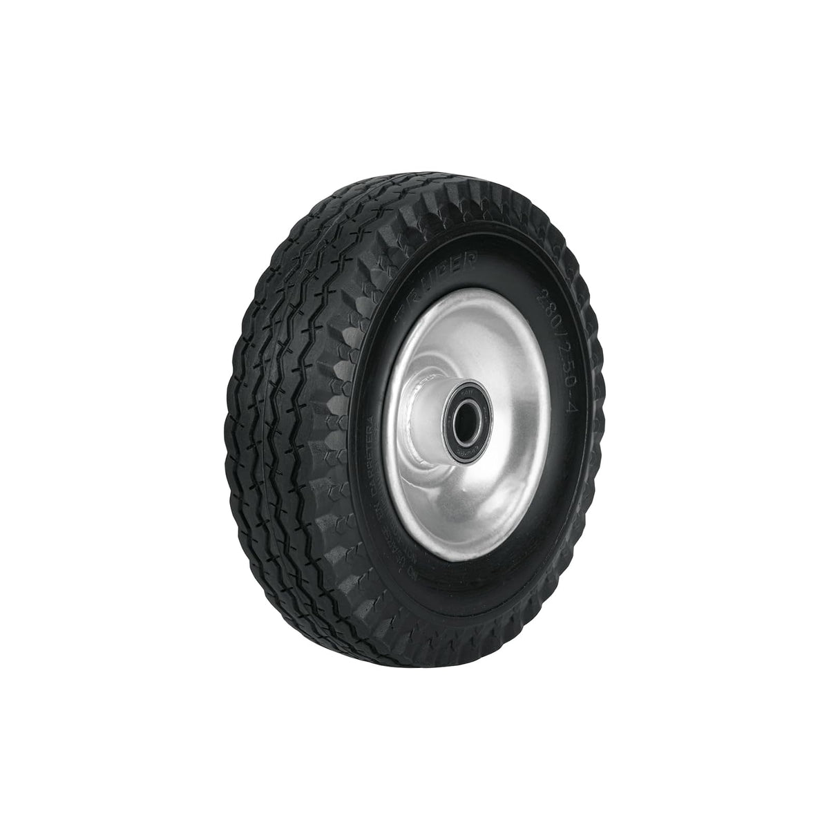 Truper LLX-8C, Rueda imponchable para eje central, 8"